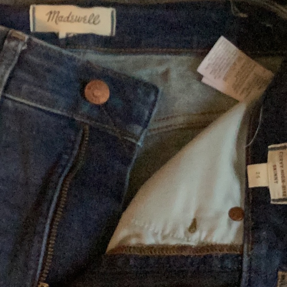 Madewell curvy high rise skinny jeans